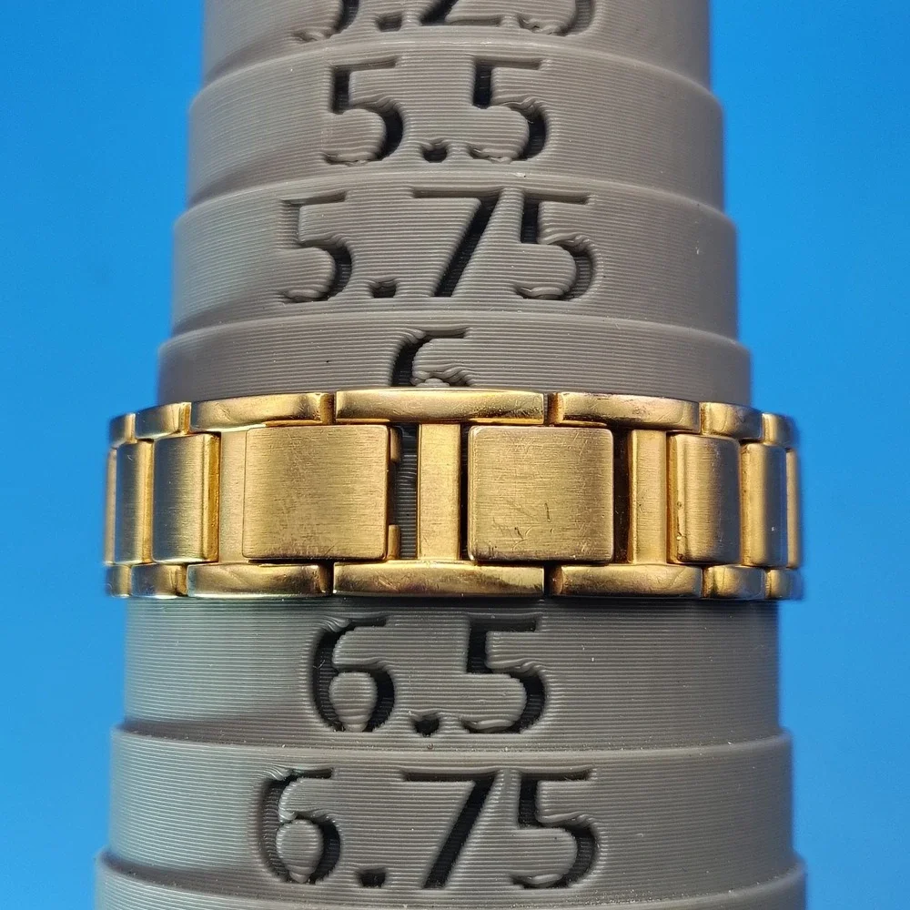 Vintage‎ 1992 Timex 30mm Integrated Bracelet Women's Quartz Watch Size 6.25
